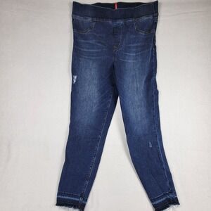 Spanx Distressed‎ Ankle Skinny Denim Jean Legging - 20203P - Medium Wash - 1X